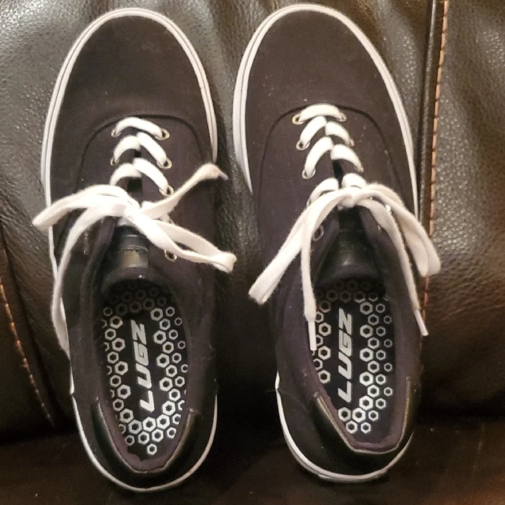 2/$25 Women's Black Canvas Sneakers. Size 9.5